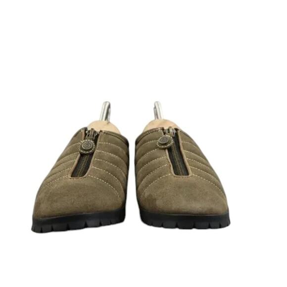 Cole Haan Shoes Women 8 Mule Slip On Comfort Leather Zip Waterproof Fashion Clog - Picture 2 of 14